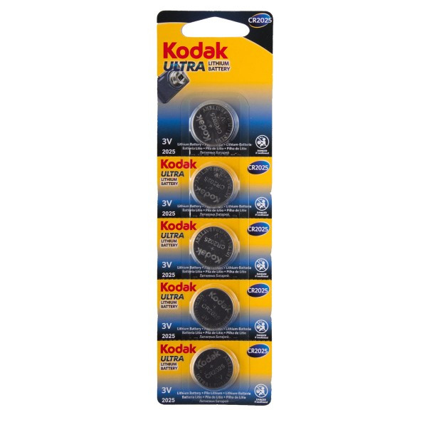 Батарейка Kodak литий CR2025 5*BL