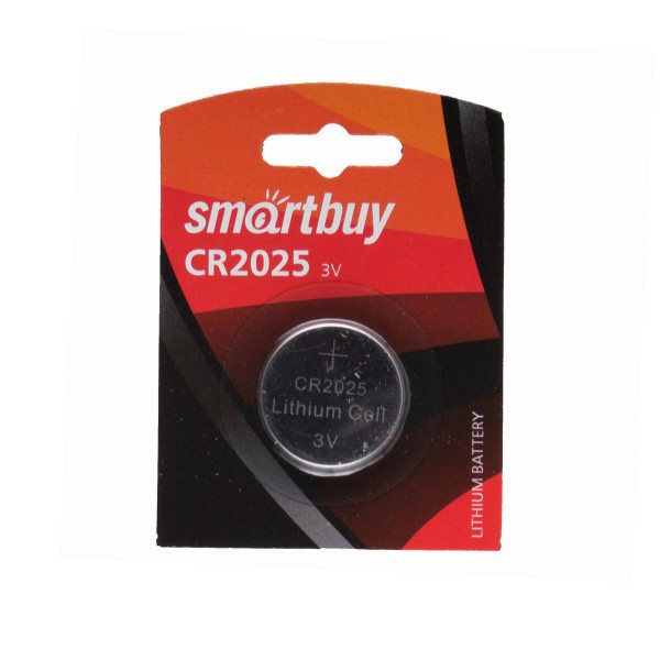 Батарейка Smartbuy литий CR2025 1*BL (SBBL-2025-1B)