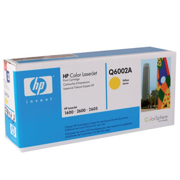 Картридж  HP Color LJ 1600/2600N yellow Q6002А 2K (o)