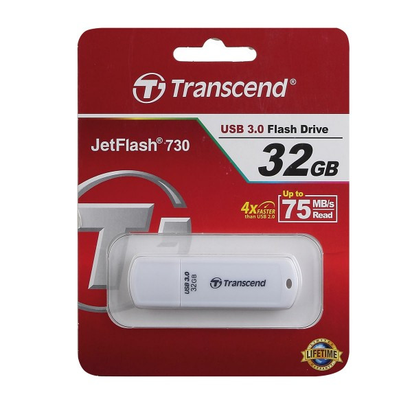 Флеш-память USB 32 Gb Transcend Jet Flash 730 (FD-32Gb/SF730) USB 3.0